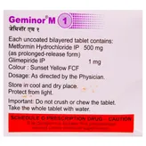 Geminor M 1 Tablet 15's, Pack of 15 TABLETS