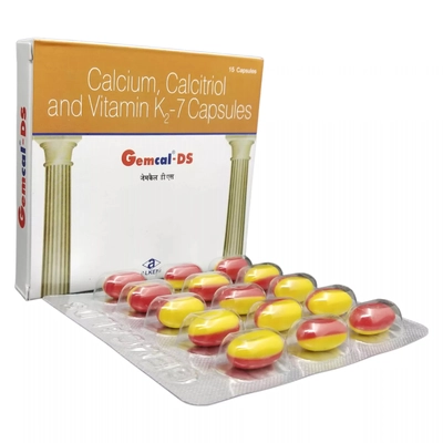 Gemcal DS Capsule 15's, Pack of 15 CAPSULES