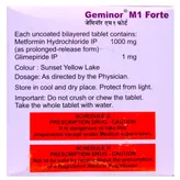 Geminor M1 Forte Tablet 15's, Pack of 15 TABLETS