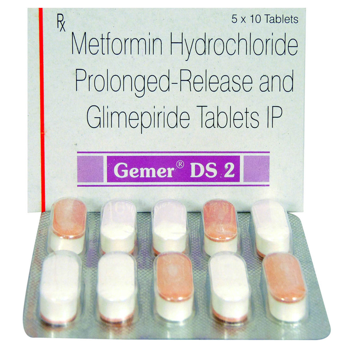 Gemer DS 2 Tablet 10's, Pack of 10 TABLETS Gemer DS 2 Tablet 10's, Pack of 10 TABLETS
