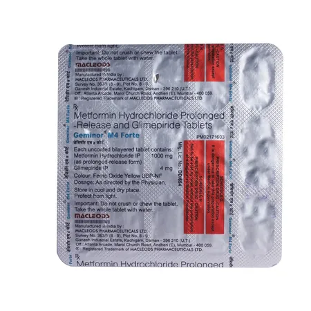 Geminor M4 Forte Tablet 15's