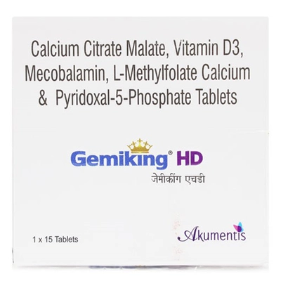 Gemiking HD Tablet 15's, Pack of 15 TabletS