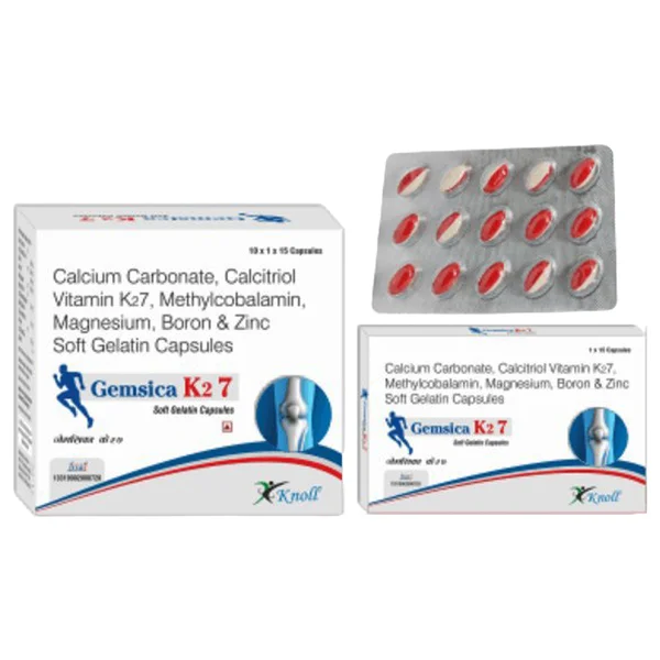 Gemsica K27 Softgel Capsule 15's, Pack of 15