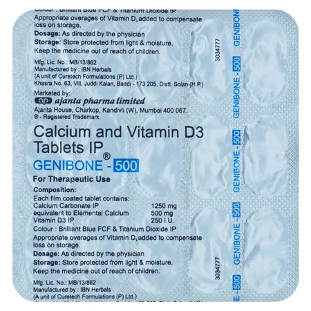 Genibone-500 Tablet 15's