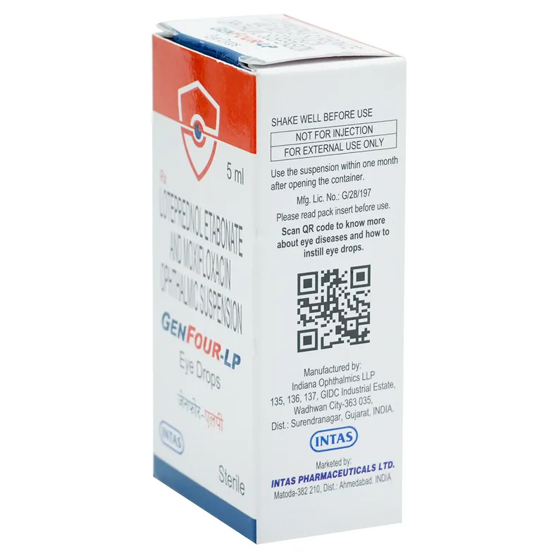 Genfour Eye Buy Genfour-LP Eye Drops 5 ml online | Uses, Side Effects, Price and ...