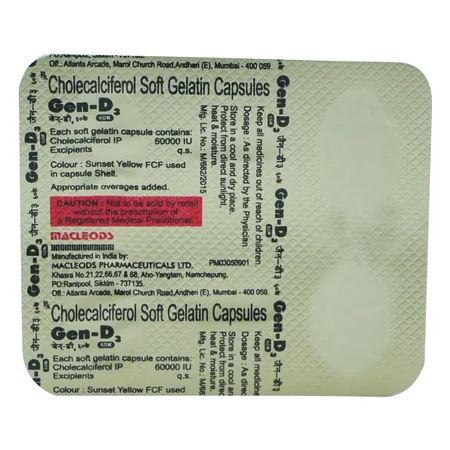 Gen-D3 60K Softgel Capsule 4's