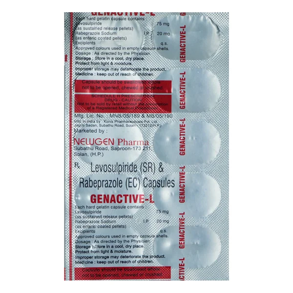 Genactive-L Capsule 10's, Pack of 10 CapsuleS