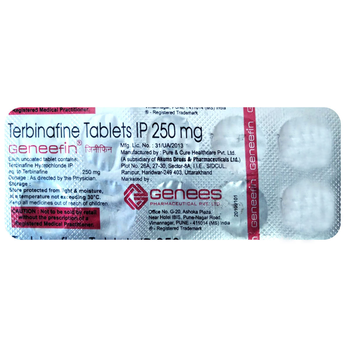 Geneefin Tablet 10's, Pack of 10 TABLETS Geneefin Tablet 10's, Pack of 10 TABLETS