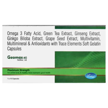 Geomax 4G Softgel Capsule 10's