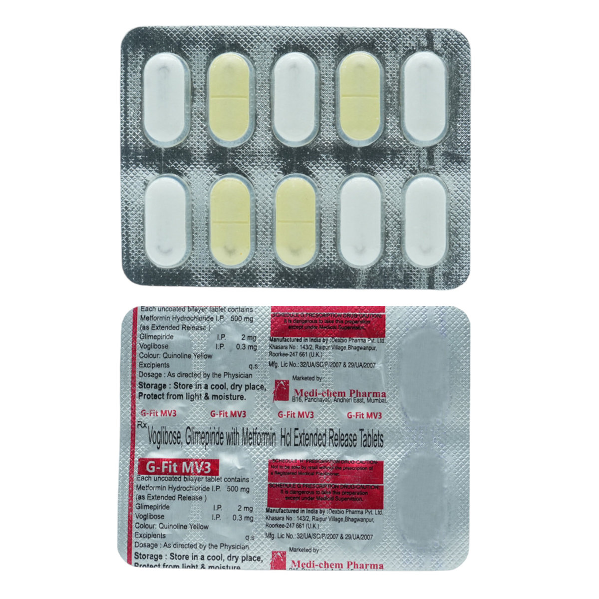 G-Fit MV 3 Tablet 10's, Pack of 10 TABLETS G-Fit MV 3 Tablet 10's, Pack of 10 TABLETS