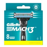 Gillette Mach 3 Cartridge, 8 Count, Pack of 1