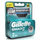 Gillette Mach 3 Cartridge, 2 Count, Pack of 1