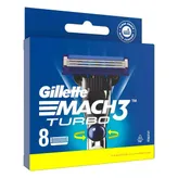 Gillette Mach 3 Turbo Cartridge, 8 Count, Pack of 1