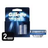 Gillette Mach 3 Turbo Cartridge, 2 Count, Pack of 1
