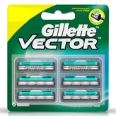 Gillette Vector Cartridge, 6 Count, Pack of 1