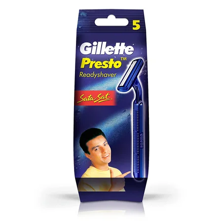 Gillette Presto Razor Pouch, 5 Count