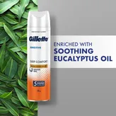 Gillette Sensitive Deep Comfort Shave Gel, 195 gm, Pack of 1