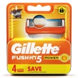 Gillette Fusion 5 Power Cartridge, 4 Count