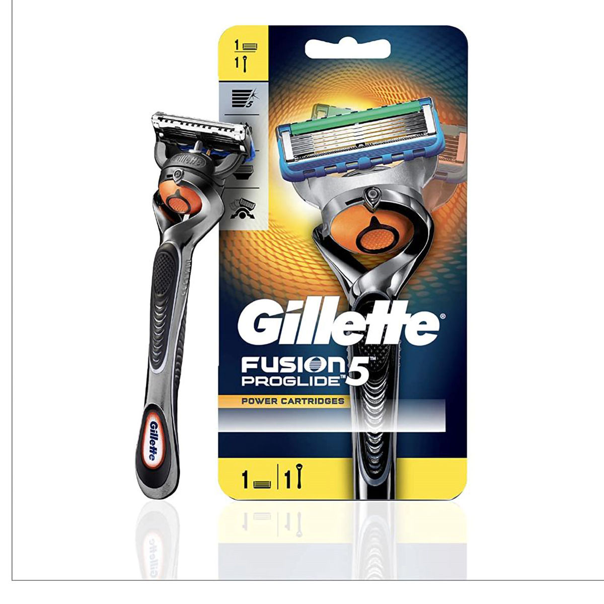 Buy Gillette Fusion 5 Power Razor, 1 Count Online