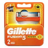 Gillette Fusion 5 Power Cartridge, 2 Count, Pack of 1