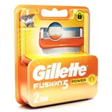 Gillette Fusion 5 Power Cartridge, 2 Count, Pack of 1