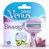 Gillette Venus Breeze Cartridge, 2 Count, Pack of 1