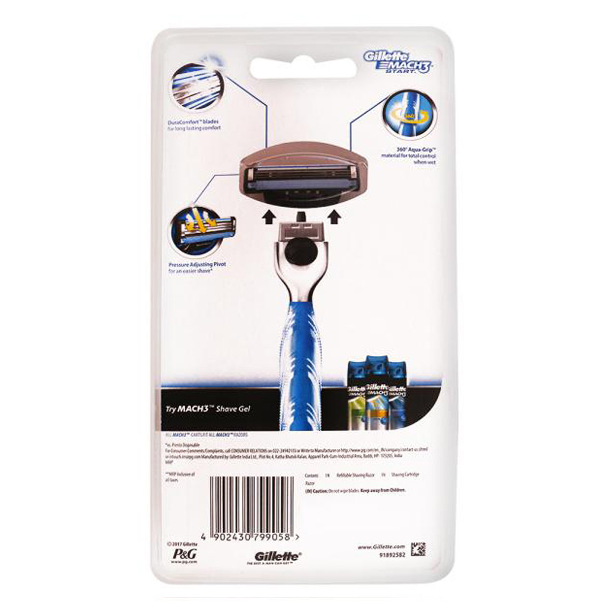 Gillette Mach 3 Start Razor, 1 Count, Pack of 1 Gillette Mach 3 Start Razor, 1 Count, Pack of 1