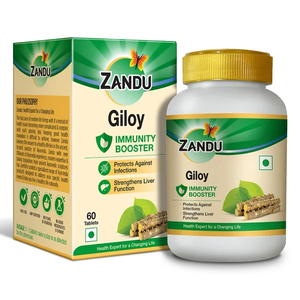 Zandu Giloy Immunity Booster, 60 Tablets