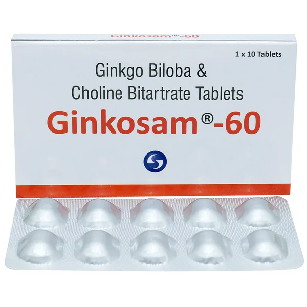 Ginkosam-60 Tablet 10's