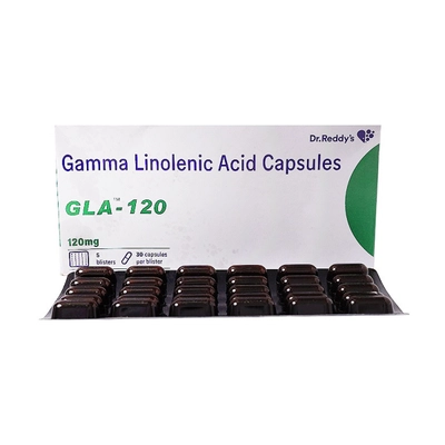 Gla 120 Capsule 30's, Pack of 30 CAPSULES