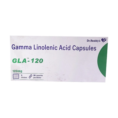 Gla 120 Capsule 30's, Pack of 30 CAPSULES