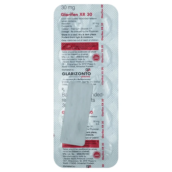 GLARIFEN XR 30MG CAPSULE 10'S