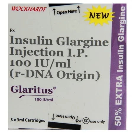 Glaritus 100Iu/ml  Injection 3 x 3 ml 