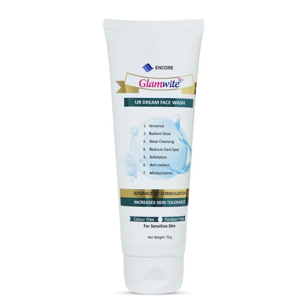 Glamwite UR Dream Face Wash 70 gm | Deep Cleansing | Moisturization | Reduces Dark Spots | For Radiant Glow, Pack of 1