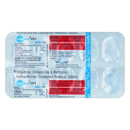 Gladmet VG1 Tablet 10's