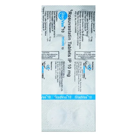 Gladvas 10 Tablet 10's
