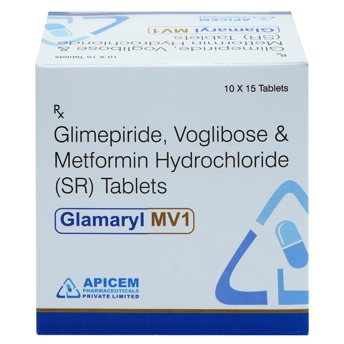 Glamaryl MV1 Tablet 15's, Pack of 15 TabletS Glamaryl MV1 Tablet 15's, Pack of 15 TabletS