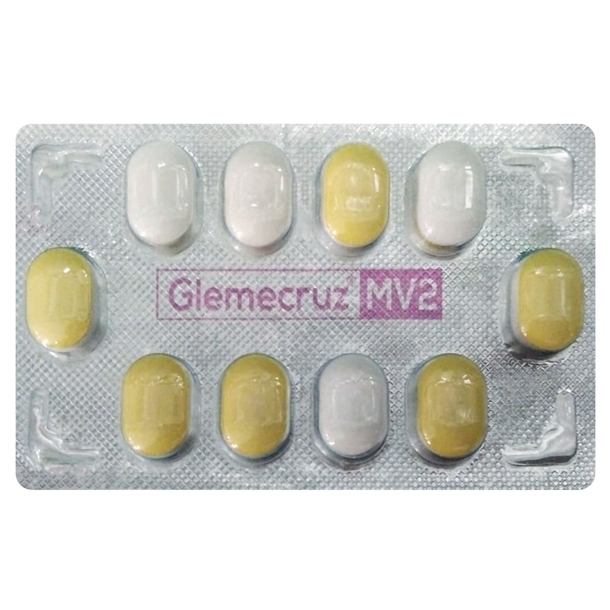 Glemecruz MV1 Tablet 10's, Pack of 10 Glemecruz MV1 Tablet 10's, Pack of 10