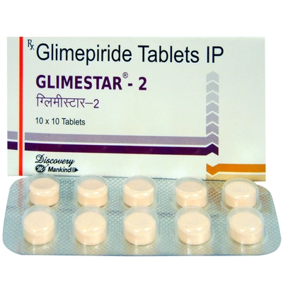 Glimestar 2 Tablet 10's, Pack of 10 TABLETS