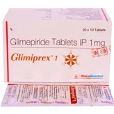 Glimiprex 1 Tablet 10's, Pack of 10 TABLETS