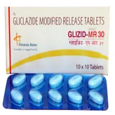Glizid-MR 30 Tablet 10's, Pack of 10 TABLETS