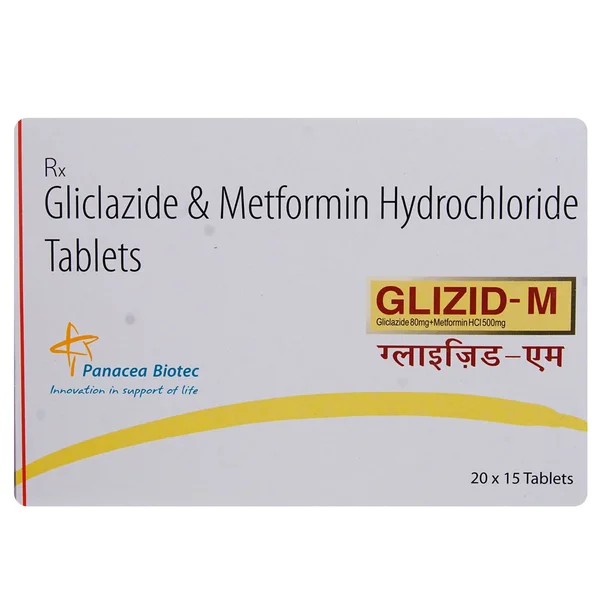 Glizid-M Tablet 15's, Pack of 15 TABLETS