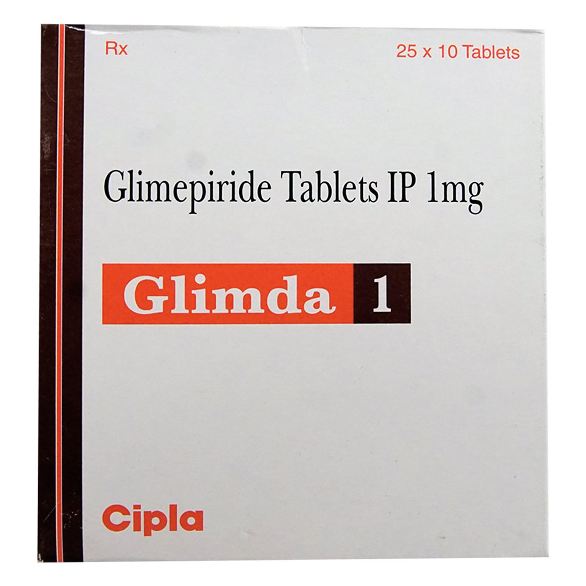 Glimda 1 mg Tablet 10's, Pack of 10 TABLETS Glimda 1 mg Tablet 10's, Pack of 10 TABLETS