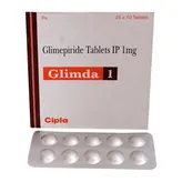 Glimda 1 Tablet 10's, Pack of 10 TABLETS