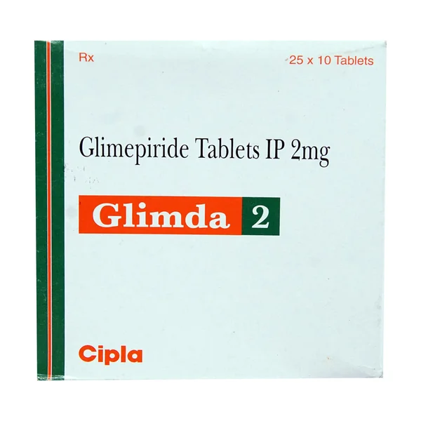 Glimda 2 Tablet 10's, Pack of 10 TABLETS