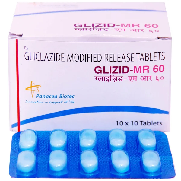 Glizid-MR 60 Tablet 10's, Pack of 10 TABLETS