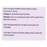 Glizid-MR 60 Tablet 10's, Pack of 10 TABLETS