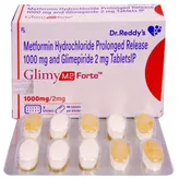 Glimy M2 Forte Tablet 10's, Pack of 10 TABLETS