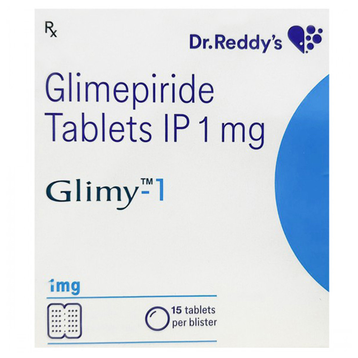 Glimy-1 Tablet 15's, Pack of 15 TABLETS Glimy-1 Tablet 15's, Pack of 15 TABLETS
