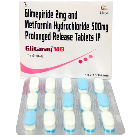 Glitaray M 2 Tablet 15's